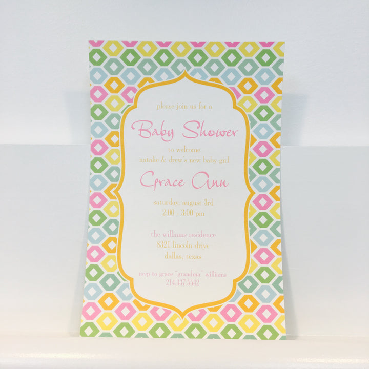 Multi Diamond Invitation