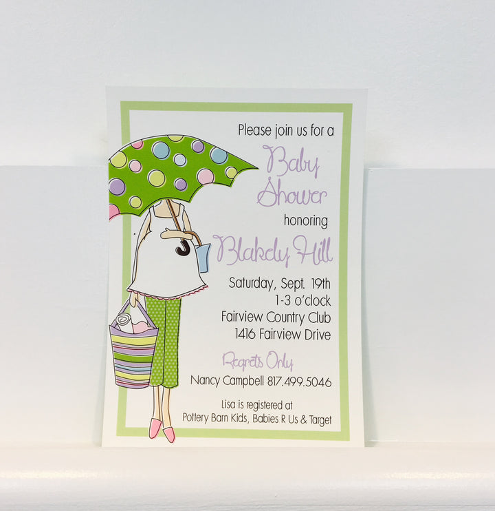 Shower Mama Multi Invitation