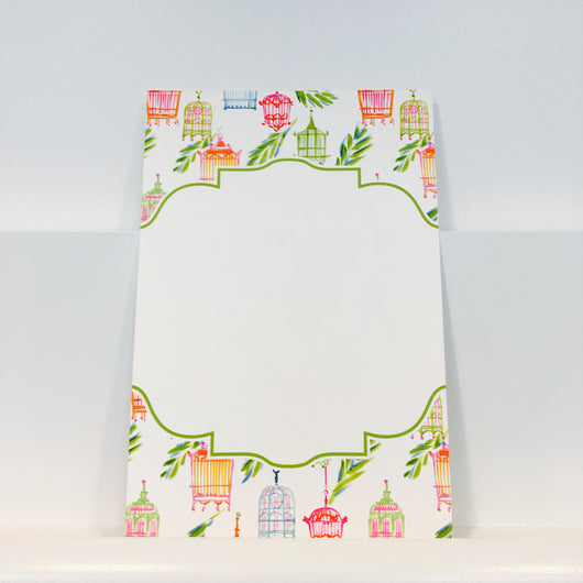 Watercolor Bird Cage Invitation