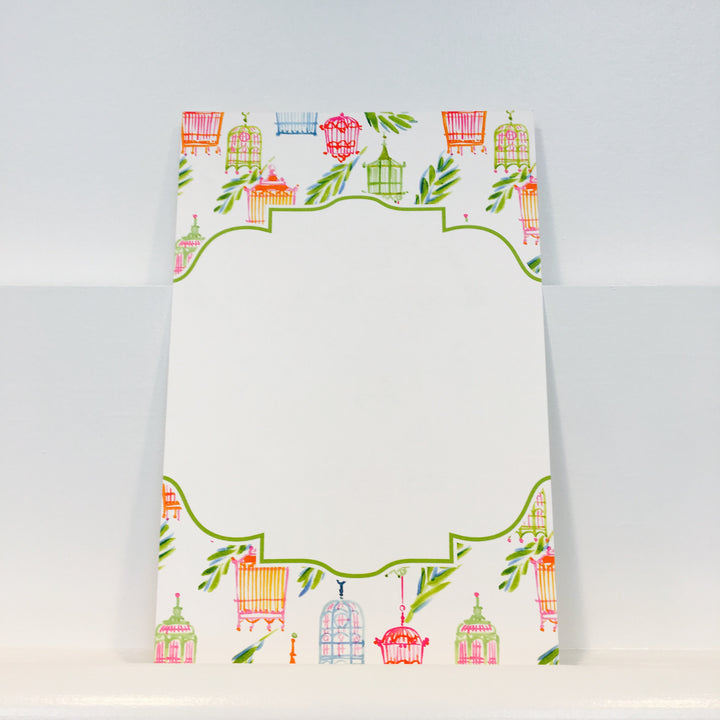 Watercolor Bird Cage Invitation