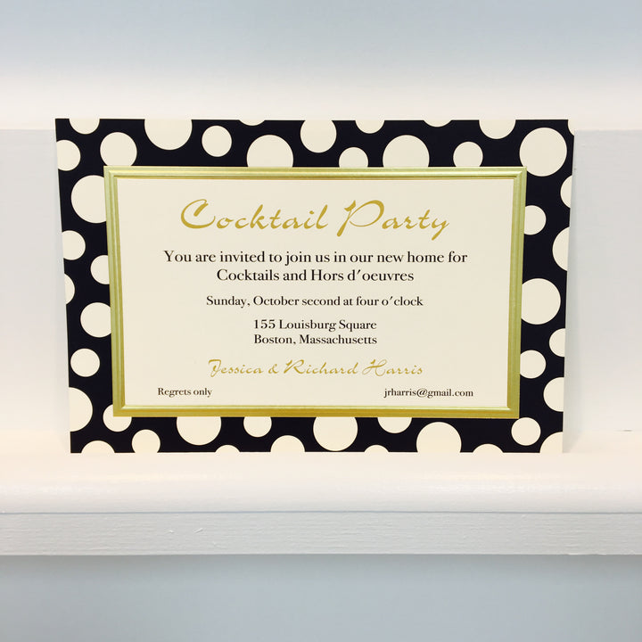 Dotti Black Invitation
