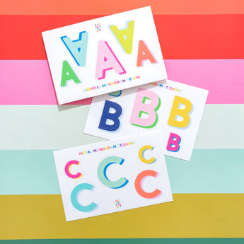 Individual Alphabet Stickers