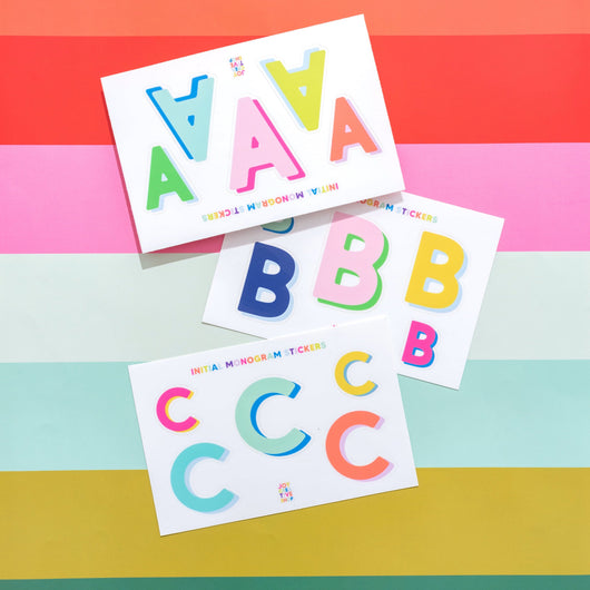 Individual Alphabet Stickers