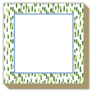 Green Clubhouse Dot Luxe Notepad