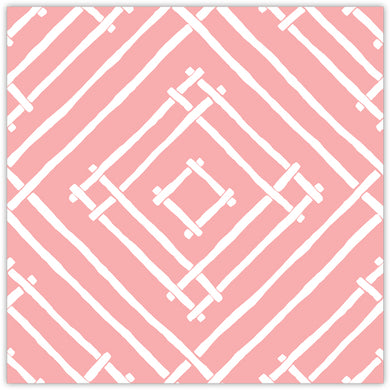 Pink Island House Bamboo Placemats