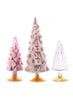 Small Glass Trees | Pink