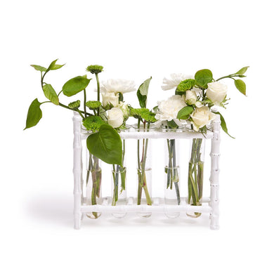 White Bamboo Vase
