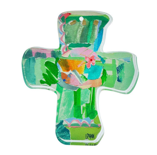 Everlasting Love Acrylic Cross | Green