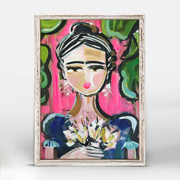 Mini Framed Canvas | Flowers From Diego