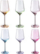 Colored Wine Glasses | Set of 6