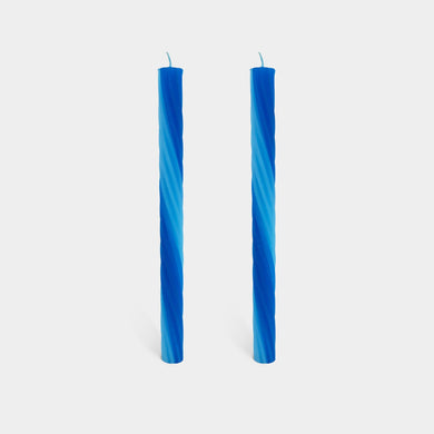 Rope Candle Sticks | Blue