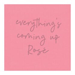 Everything's Coming Up Rose Cocktail Napkins