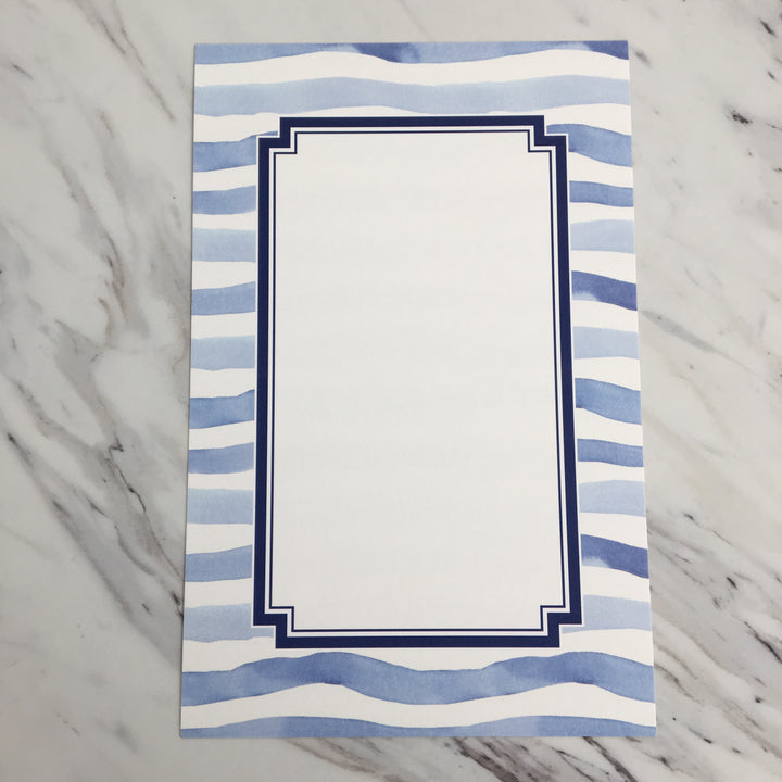 Wavy Blue Stripe Invitation