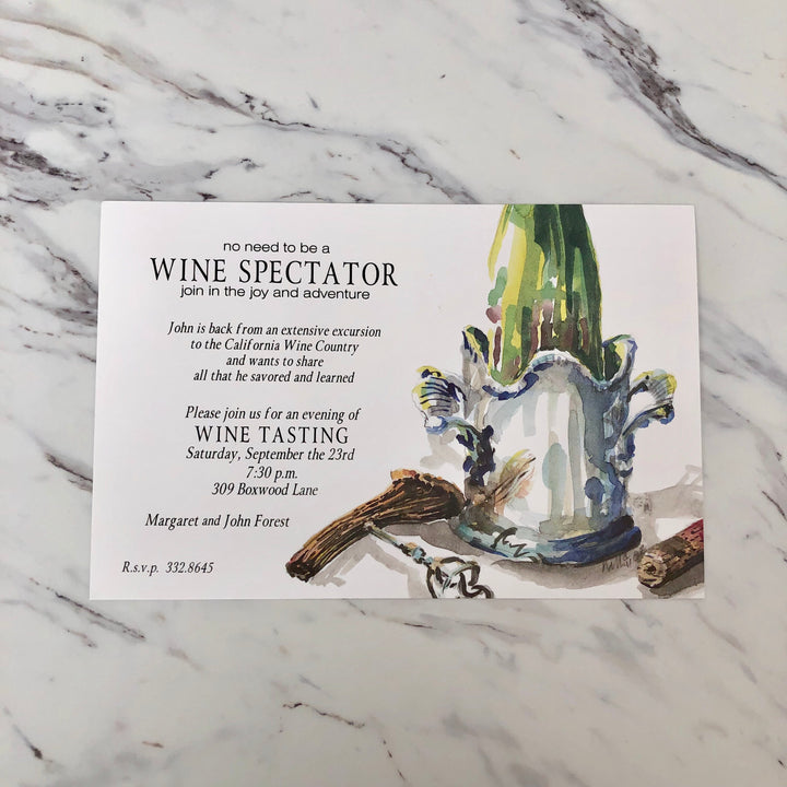 Cork Screw Invitation