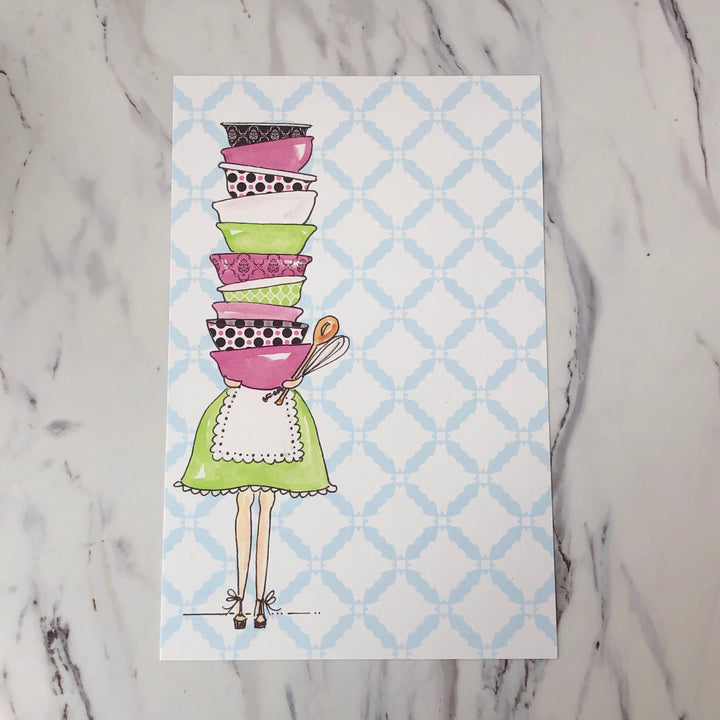 Kitchen Girl Invitation