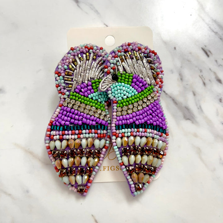 Exotic Bird Earrings