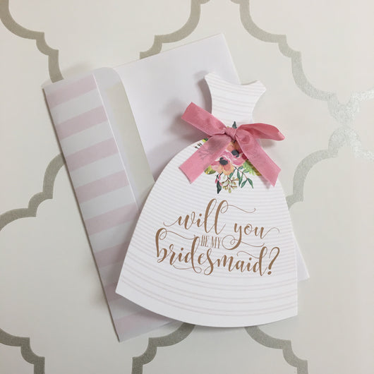 Wedding Die Cut Greeting Card