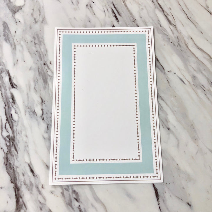 Dots with Aqua Invitation