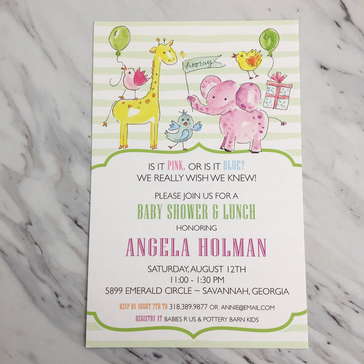 Party Animals Invitation