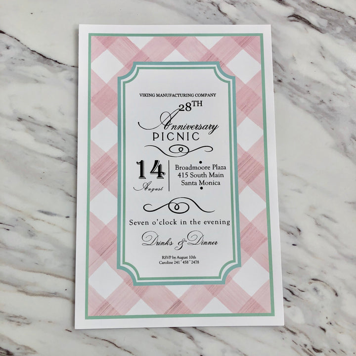 Buffalo Blush Invitation