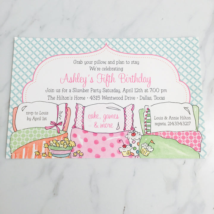 Slumber Party Invitation