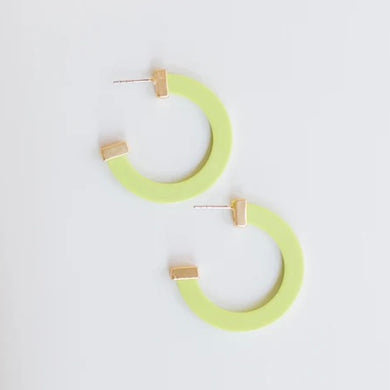 Classic Acrylic Hoop | Lime