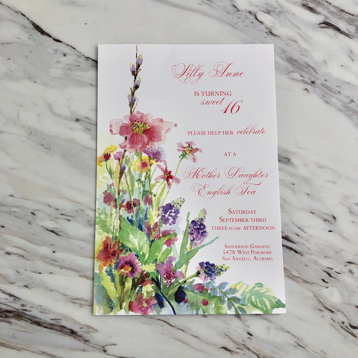 Floral Confusion Invitation