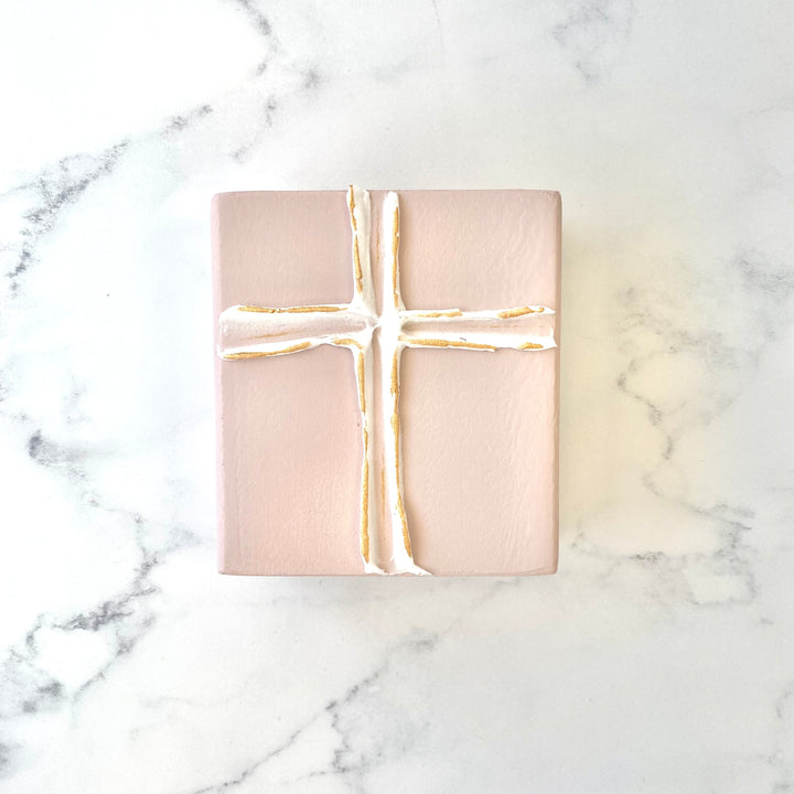 White Cross Art | Pink