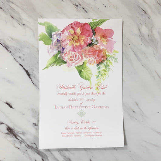 Shades of Rose Invitations