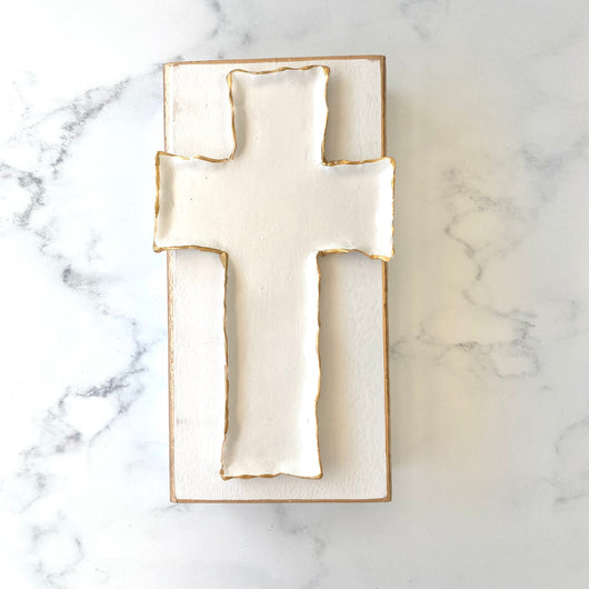 Clay Cross Art | White