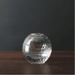 Faceted Round Bud Vase