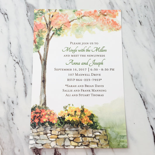 Stone Wall Invitation