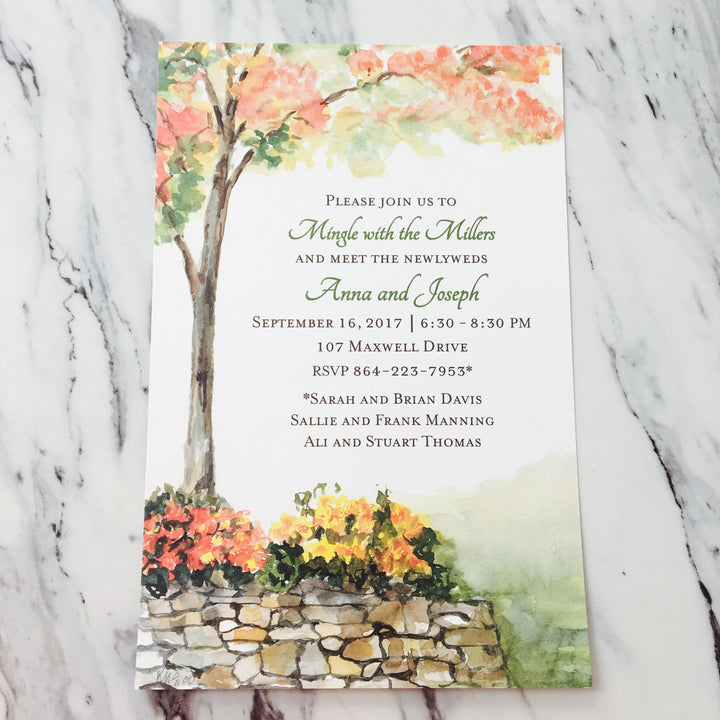 Stone Wall Invitation