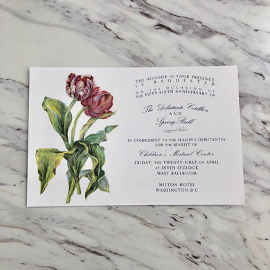 Tulip de Jardin Invitation