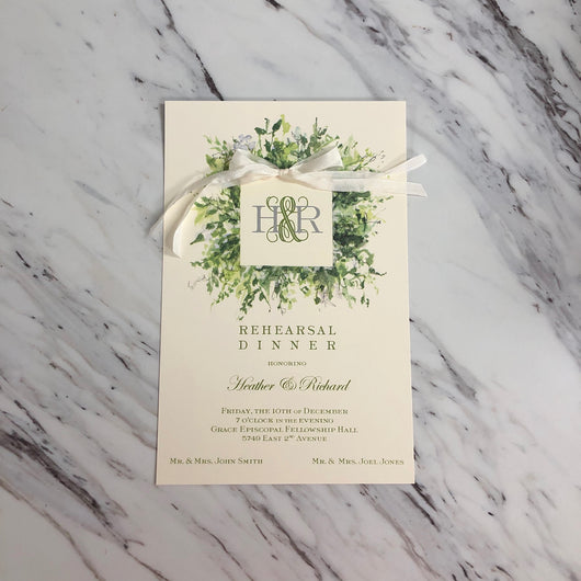 1st Green of Spring Invitation